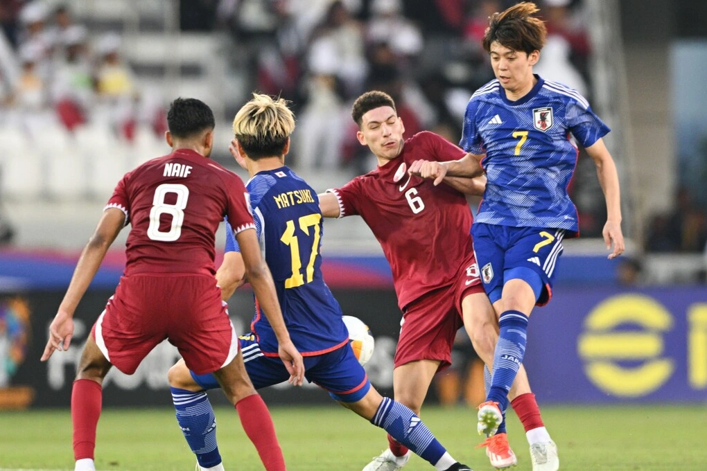 Chơi hơn người, U23 Nhật Bản hạ gục chủ nhà Qatar để vào bán kết U23 châu Á - Ảnh 1