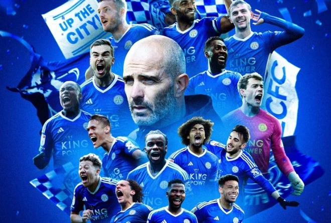 Leicester City thăng hạng trở lại Ngoại hạng Anh - Ảnh 1