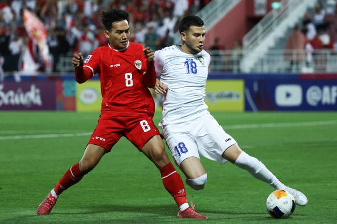 Bị VAR ngoảnh mặt, U23 Indonesia gục ngã trước Uzbekistan ở bán kết U23 châu Á - Ảnh 1