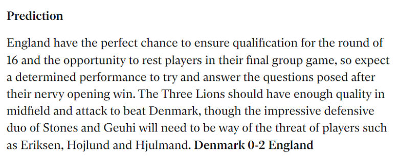 Chuyên gia dự đoán Đan Mạch vs Anh, 23h00 ngày 20/6 - Ảnh 2