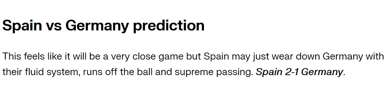 Chuyên gia dự đoán Tây Ban Nha vs Đức, 23h00 ngày 5/7 - Ảnh 2