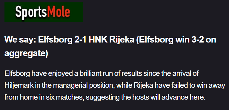 Chuyên gia dự đoán Elfsborg vs Rijeka, 00h00 ngày 16/8 - Ảnh 1