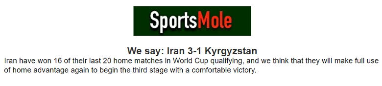 Chuyên gia dự đoán Iran vs Kyrgyzstan, 23h00 ngày 5/9 - Ảnh 1