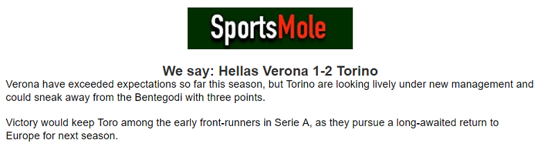 Chuyên gia dự đoán Hellas Verona vs Torino, 01h45 ngày 21/9 - Ảnh 1