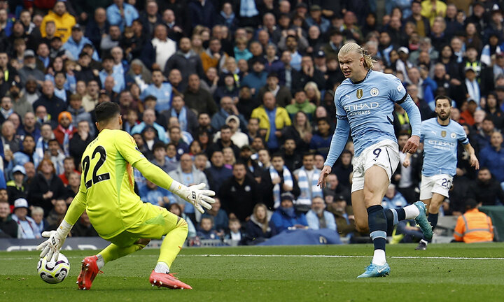 Chạm mốc 100 bàn cho Man City, Haaland cân bằng kỷ lục của Ronaldo - Ảnh 1