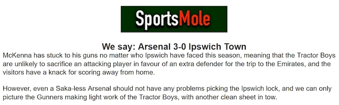 Chuyên gia Tony Ansell dự đoán Arsenal vs Ipswich, 3h15 ngày 28/12 - Ảnh 1