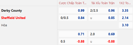 Nhận định, soi kèo Derby County vs Sheffield United, 22h00 ngày 1/2: Tự tin trên sân nhà - Ảnh 1