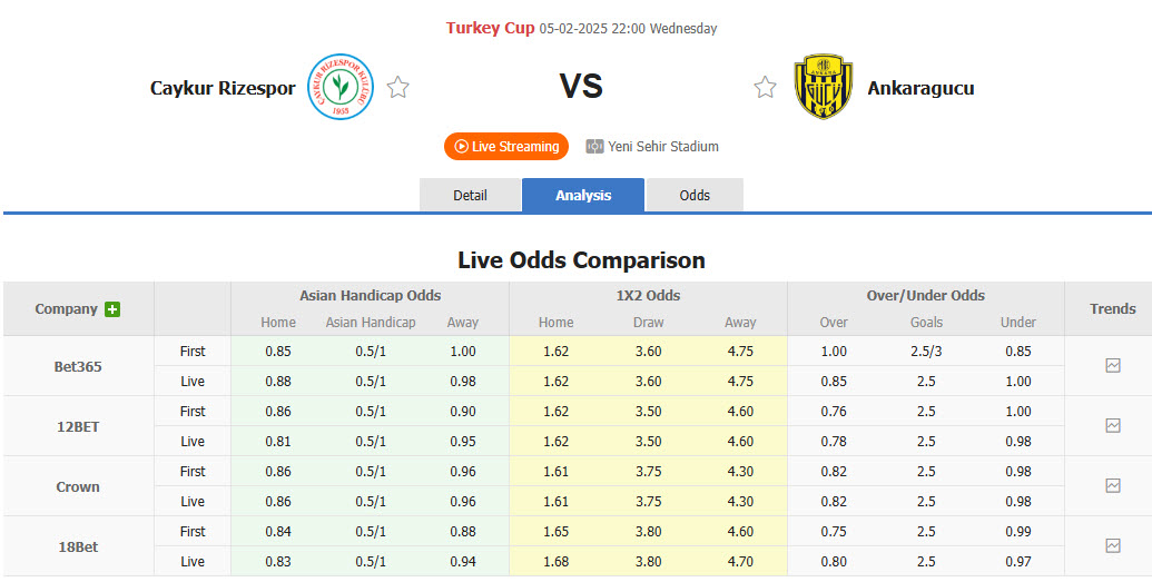 Nhận định, soi kèo Caykur Rizespor vs MKE Ankaragucu, 22h00 ngày 5/2: Đẳng cấp lên tiếng - Ảnh 1