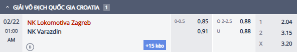 Nhận định, soi kèo Lokomotiva Zagreb vs Varazdin, 0h00 ngày 22/2: Tận dụng lợi thế - Ảnh 1