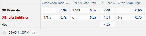 Nhận định, soi kèo Domzale vs Olimpija Ljubljana, 23h30 ngày 5/3: Nỗi lo xa nhà - Ảnh 1