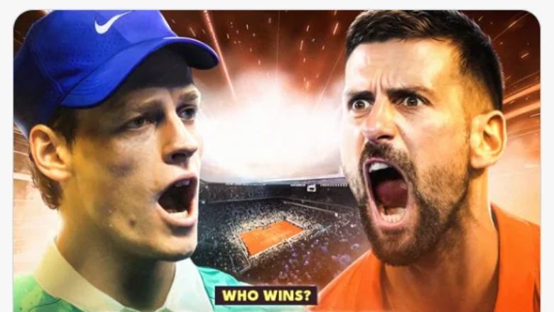 Xem trận Sinner vs Djokovic - Bán kết Roland Garros ở đâu, trên kênh nào? - Ảnh 1