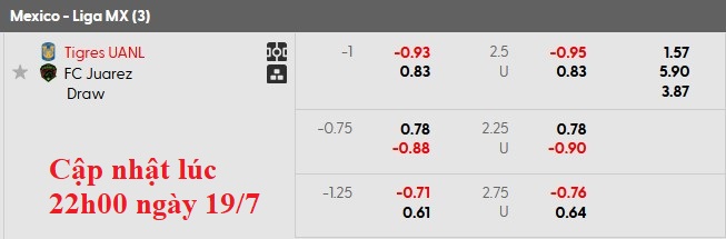 Nhận định, soi kèo Tigres UANL vs Juarez, 8h00 ngày 20/7: Những vị khách cứng đầu - Ảnh 6