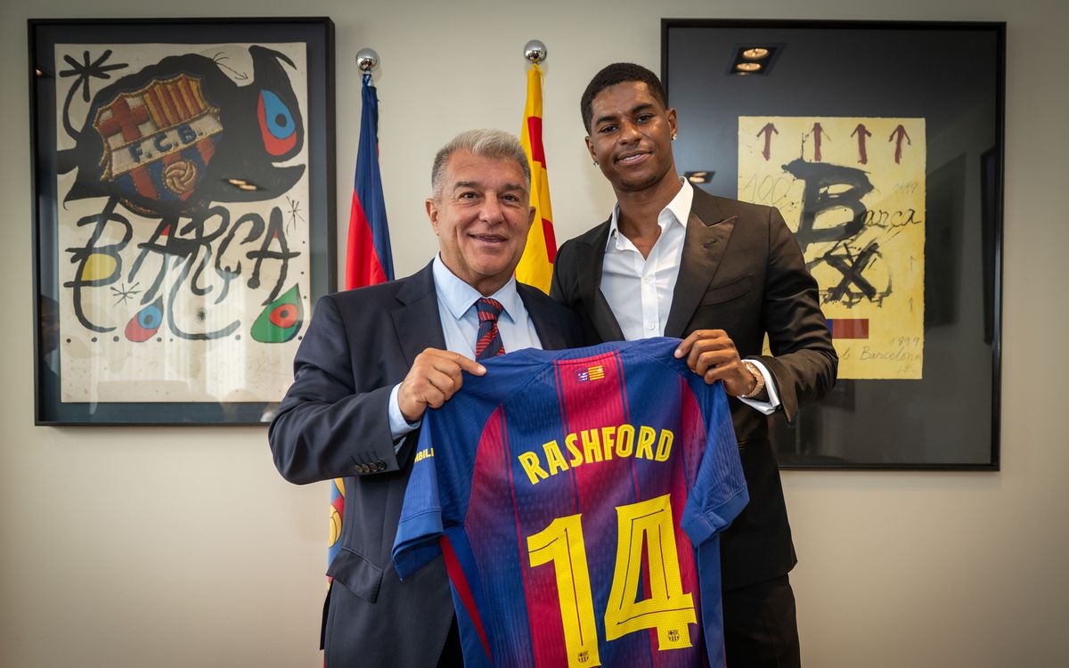 Barcelona công bố chi tiết hợp đồng và số áo của Rashford - Ảnh 1