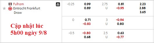 Nhận định, soi kèo Fulham vs Frankfurt, 22h59 ngày 9/8: Frankfurt tưng bừng - Ảnh 4