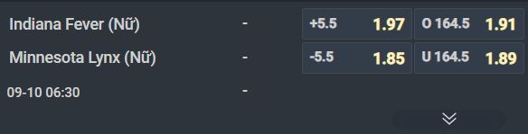 Nhận định bóng rổ Indiana Fever vs Minnesota Lynx, 06h30 ngày 10/9: Tham vọng khó thành - Ảnh 1