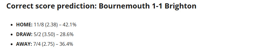 Siêu máy tính dự đoán Bournemouth vs Brighton, 21h00 ngày 13/9 - Ảnh 1