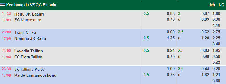 Nhận định, soi kèo Levadia Tallinn vs FC Flora, 23h00 ngày 17/9: Củng cố ngôi đầu - Ảnh 1