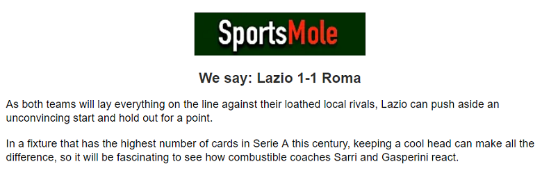 Chuyên gia dự đoán Lazio vs AS Roma, 17h30 ngày 21/9 - Ảnh 1