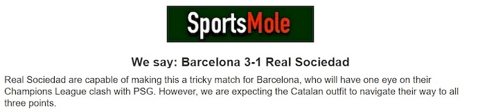 Chuyên gia Tony Ansell dự đoán Barcelona vs Real Sociedad, 23h30 ngày 28/9 - Ảnh 1