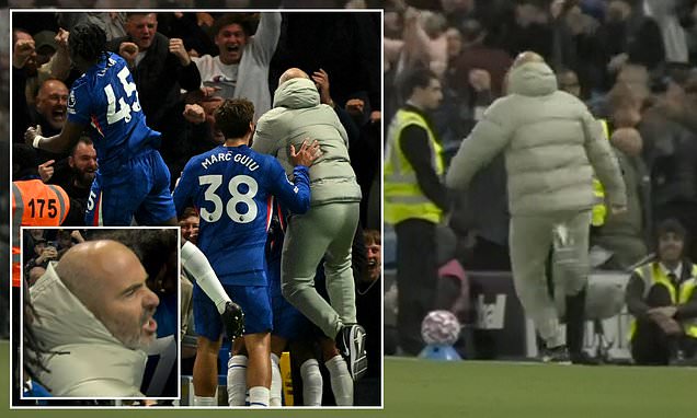 HLV Enzo Maresca bị đuổi vì ăn mừng giống Mourinho - Ảnh 1