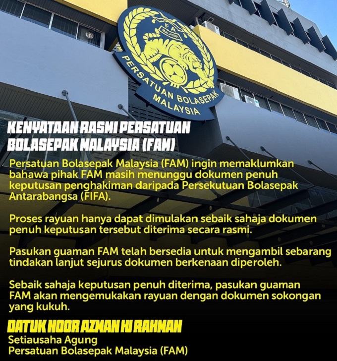 Động thái bất ngờ của Malaysia trước khi FIFA ra phán quyết - Ảnh 1