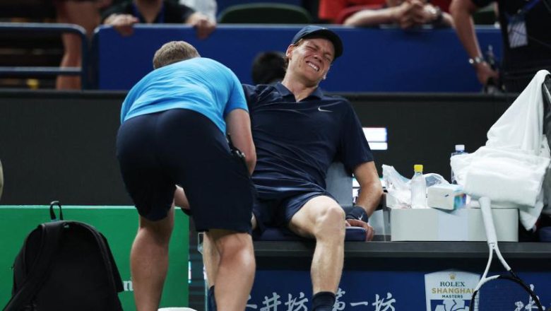 Sinner phải bỏ cuộc vì kiệt sức, Djokovic rộng cửa vô địch Shanghai Masters - Ảnh 1