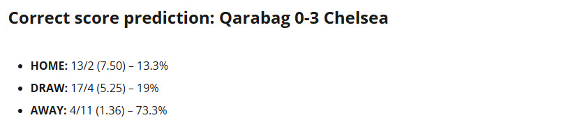 Siêu máy tính dự đoán Qarabag vs Chelsea, 00h45 ngày 6/11 - Ảnh 1