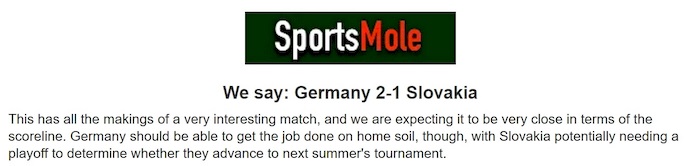 Chuyên gia Tony Ansell dự đoán Đức vs Slovakia, 2h45 ngày 18/11 - Ảnh 1