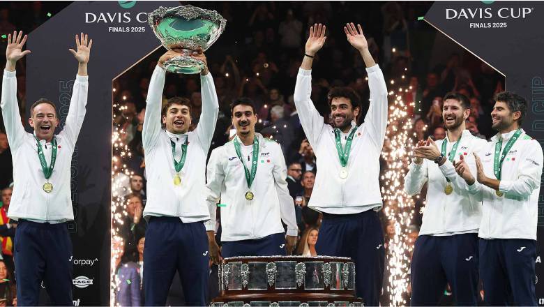 ĐT quần vợt Italia vô địch Davis Cup năm thứ ba liên tiếp - Ảnh 1