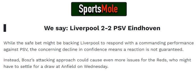 Chuyên gia Tony Ansell dự đoán Liverpool vs PSV Eindhoven, 3h00 ngày 27/11 - Ảnh 2