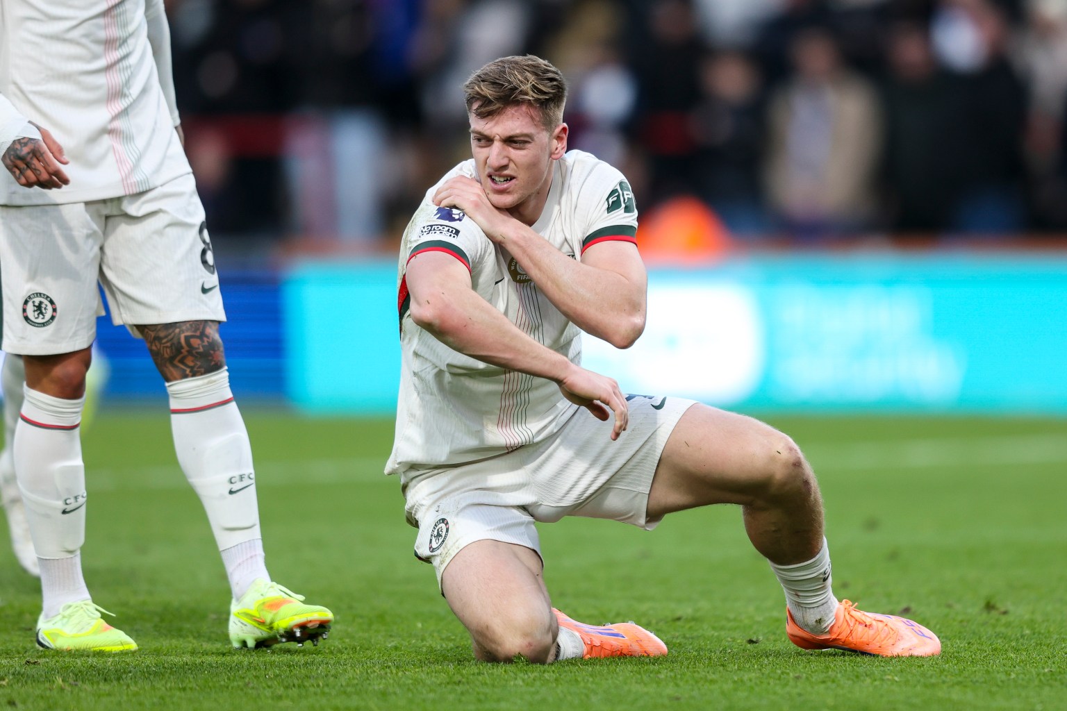 Chelsea tiếp tục mất Liam Delap dài hạn vì chấn thương vai - Ảnh 1