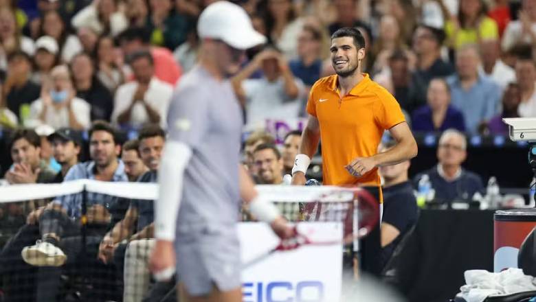 Alcaraz đánh bại ‘sao mai’ Fonseca dù bị dẫn 0-5 trong loạt tie-break - Ảnh 1