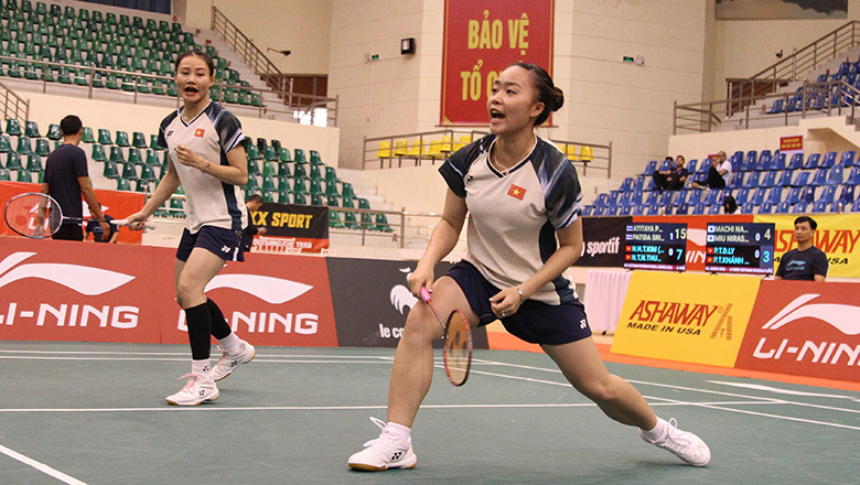Phạm Thị Diệu Ly và Phạm Thị Khánh thua ngược ở tứ kết cầu lông SEA Games 33 - Ảnh 2