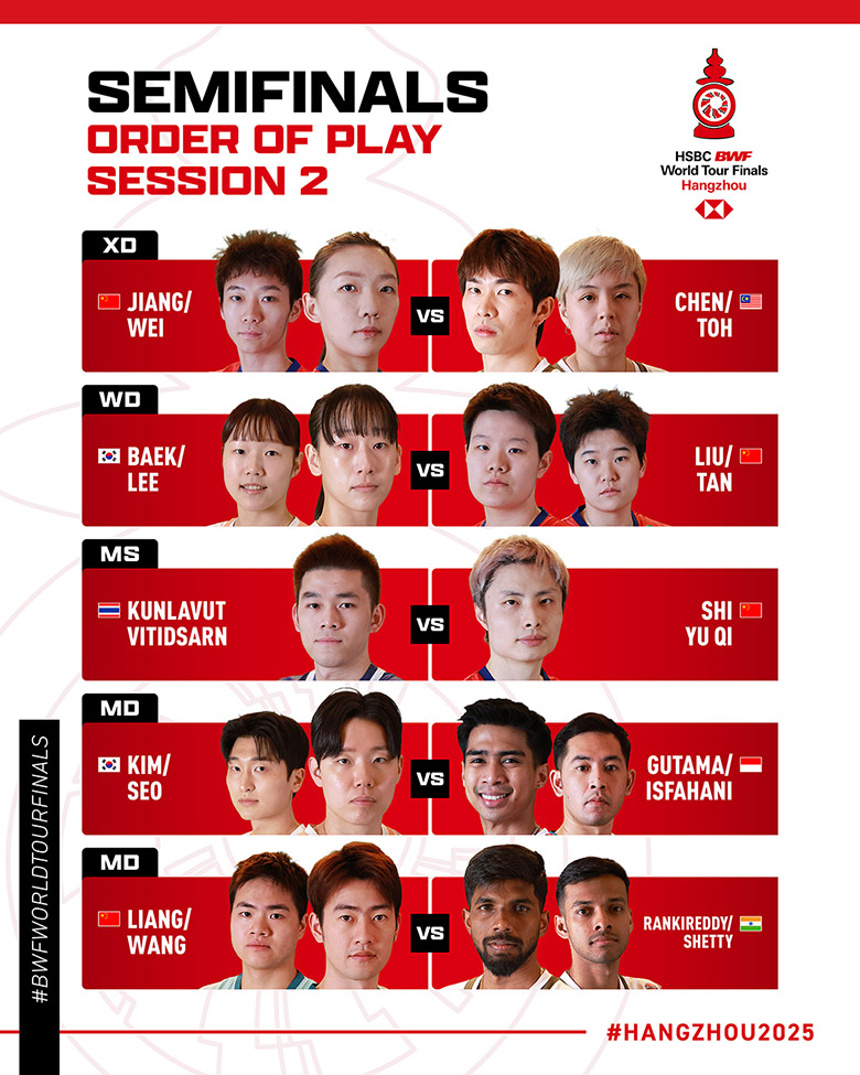 Link xem cầu lông BWF World Tour Finals 2025 bán kết Kim Won Ho và Seo Seung Jae - Ảnh 2