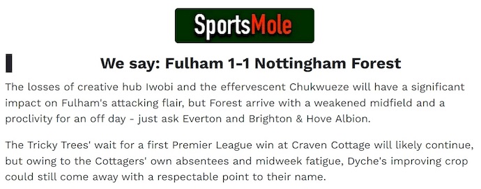 Chuy&ecirc;n gia Tony Ansell dự đo&aacute;n Fulham vs Nottingham, 3h00 ng&agrave;y 23/12 - Ảnh 1