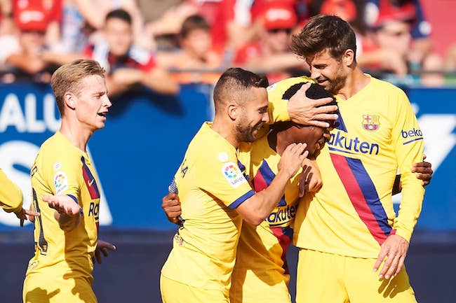 Video Osasuna 2-2 Barcelona (La Liga, VĐQG Tây Ban Nha vòng 3)