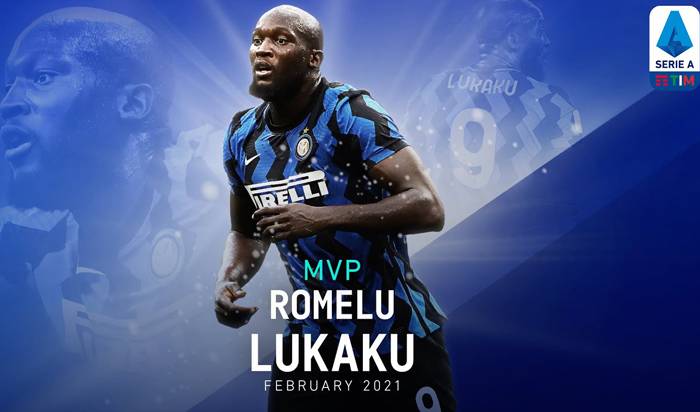 Lukaku giành giải Cầu thủ xuất sắc nhất Serie A tháng 2/2021