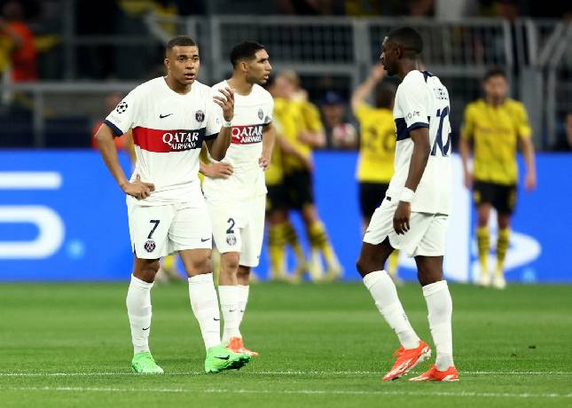 Mbappe bất lực, PSG gục ngã trước Dortmund ở bán kết cúp C1 châu Âu