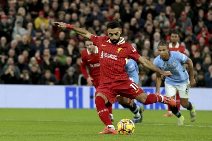 Mohamed Salah chói sáng trước Man City rồi tuyên bố chia tay Liverpool