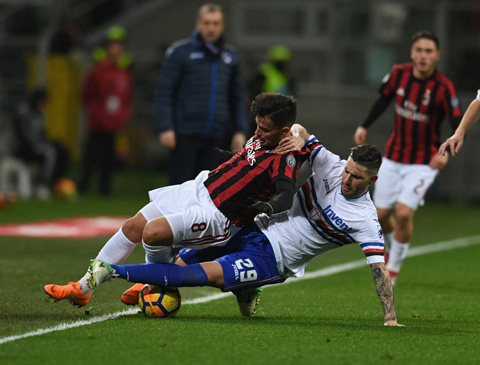 Kết quả đối đầu AC Milan vs Sampdoria, 21h00 ngày 6/1