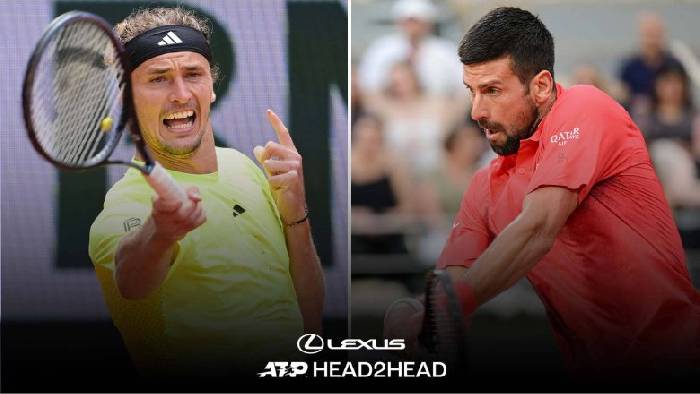 Xem trận Zverev vs Djokovic - Tứ kết Roland Garros ở đâu, trên kênh nào? Xem trận Zverev vs Djokovic - Tứ kết Roland Garros ở đâu, trên kênh nào?