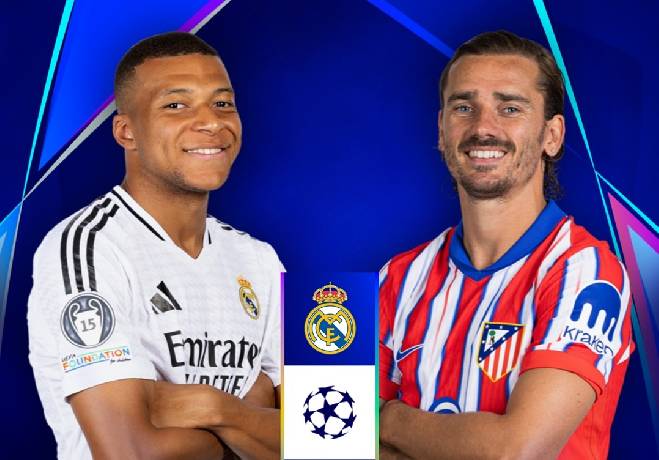 Link xem trực tiếp Real Madrid vs Atletico Madrid vòng 1/8 Cúp C1 châu Âu 03h00 ngày 5/3