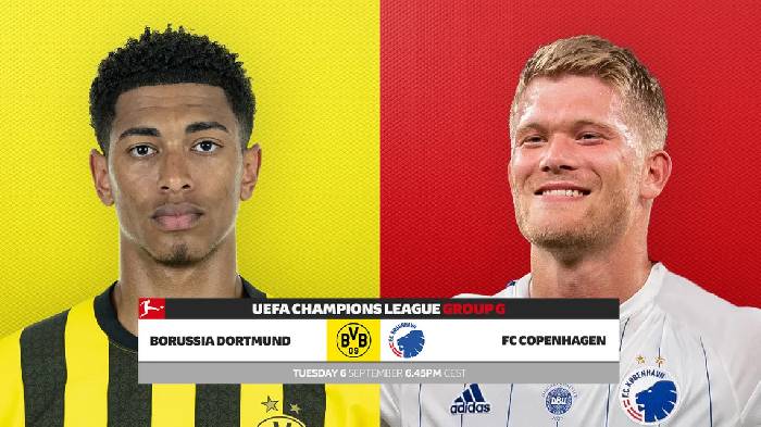 Nhận định, soi kèo Dortmund vs Copenhagen, 23h45 ngày 6/9