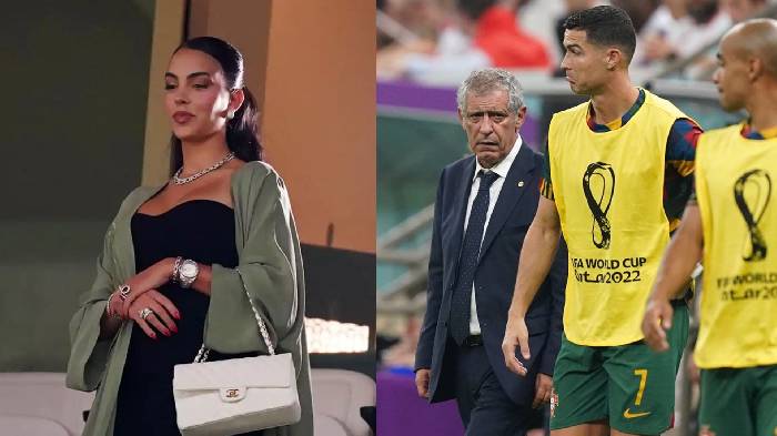 Bạn gái Ronaldo 'bóng gió' trách cứ HLV tuyển Bồ Đào Nha