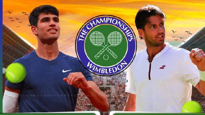 Link trực tiếp tennis Alcaraz vs Norrie, Tứ kết Wimbledon - 21h00 ngày 8/7