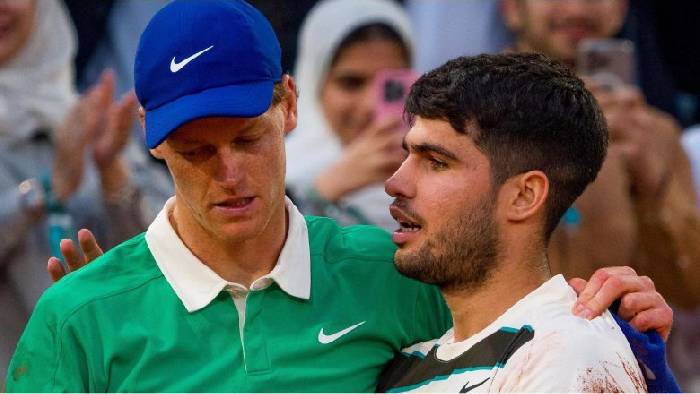 Trận Alcaraz đấu Sinner lập kỷ lục chung kết dài nhất lịch sử Roland Garros Trận Alcaraz đấu Sinner lập kỷ lục chung kết dài nhất lịch sử Roland Garros