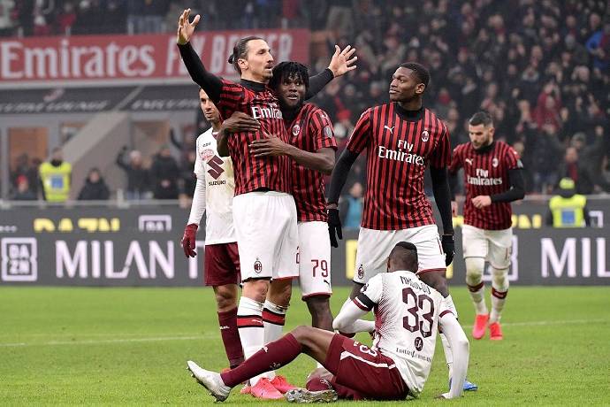 Phân tích kèo hiệp 1 AC Milan vs Torino, 3h ngày 12/1