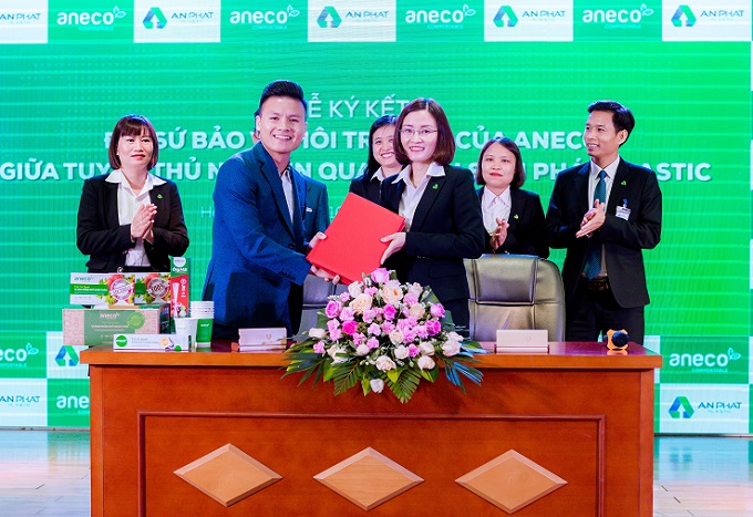 Quang Hải trở thành Đại sứ bảo vệ môi trường của AnEco