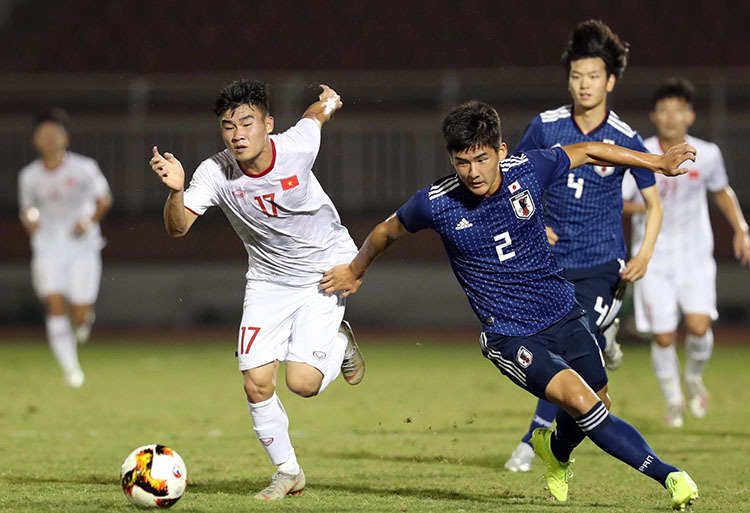Kết quả, tỷ số U19 Việt Nam vs U19 Nhật Bản - vòng loại U19 châu Á 2020