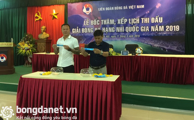Lịch thi đấu - kết quả đầy đủ giải bóng đá hạng Nhì Việt Nam 2019